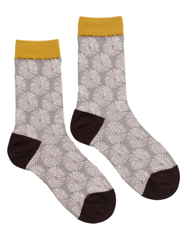 Grey Daisies Sokker
